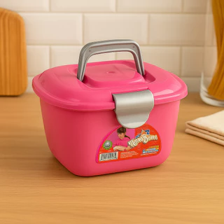 Maletinha Organizadora Rosa Lady/CINZA 7" 16,5x13x10cm Plástico Para Armazenamento e Organização em Oferta na Shopee