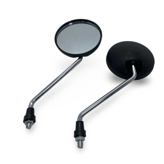 Par Retrovisor + Adaptador M8 Scooter Moto Eletrica Burgman