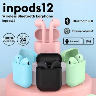 Fone De Ouvido Bluetooth Sem Fio i12 TWS Com Microfone Intra-Auricular Para Jogos em Oferta na Shopee