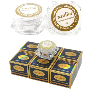 Removedor de Cola Para Extensão de Cílios em Gel Navina 5g – Sem Irritação/ Rápida Ação e Fácil Aplicação em Oferta na Shopee