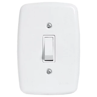 Interruptor Ideale Pluzie 1 Tecla Simples com Placa 4x2 Branca em Oferta na Shopee