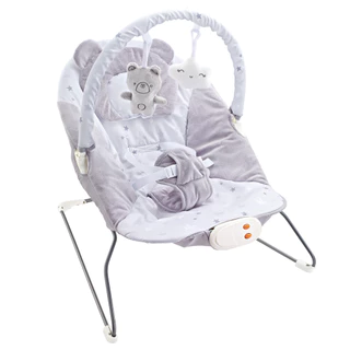 Cadeira Descanso Bebê Musical Polar Skyline Cinza Maxi Baby em Oferta na Shopee