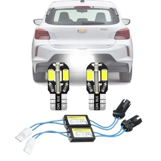 Kit Lampadas LED para Luz de Placa + Canceller 100% Anti Erro no Painel Chevrolet Onix