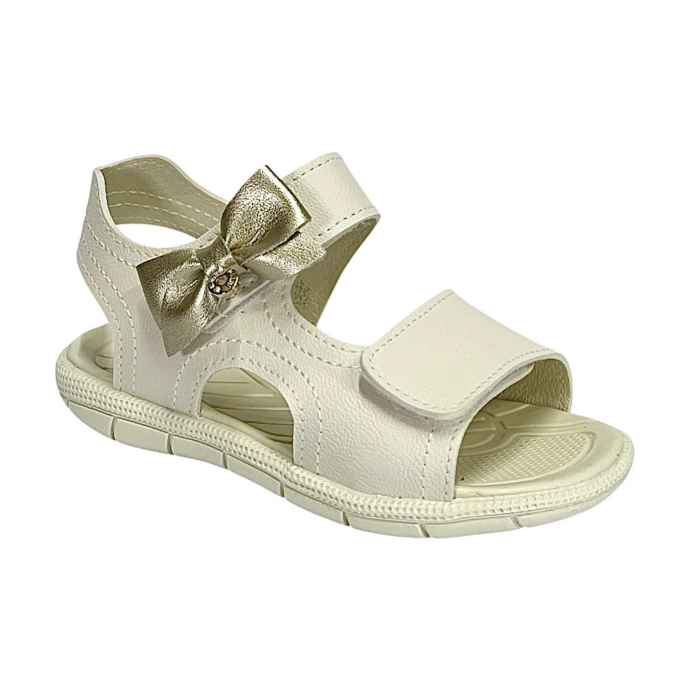 Sandália Klin Tic Tac Casual 171261 Off White/Dourado | Shopee Brasil