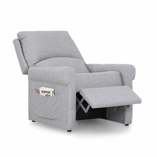 Poltrona Confortável do Papai Herval Up, Linho Cinza em Oferta na Shopee