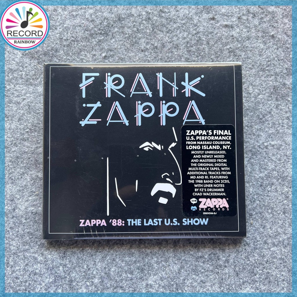 Frank Zappa Zappa '88: The Last U.S. Show Original 2CD Album [Lacrado ...