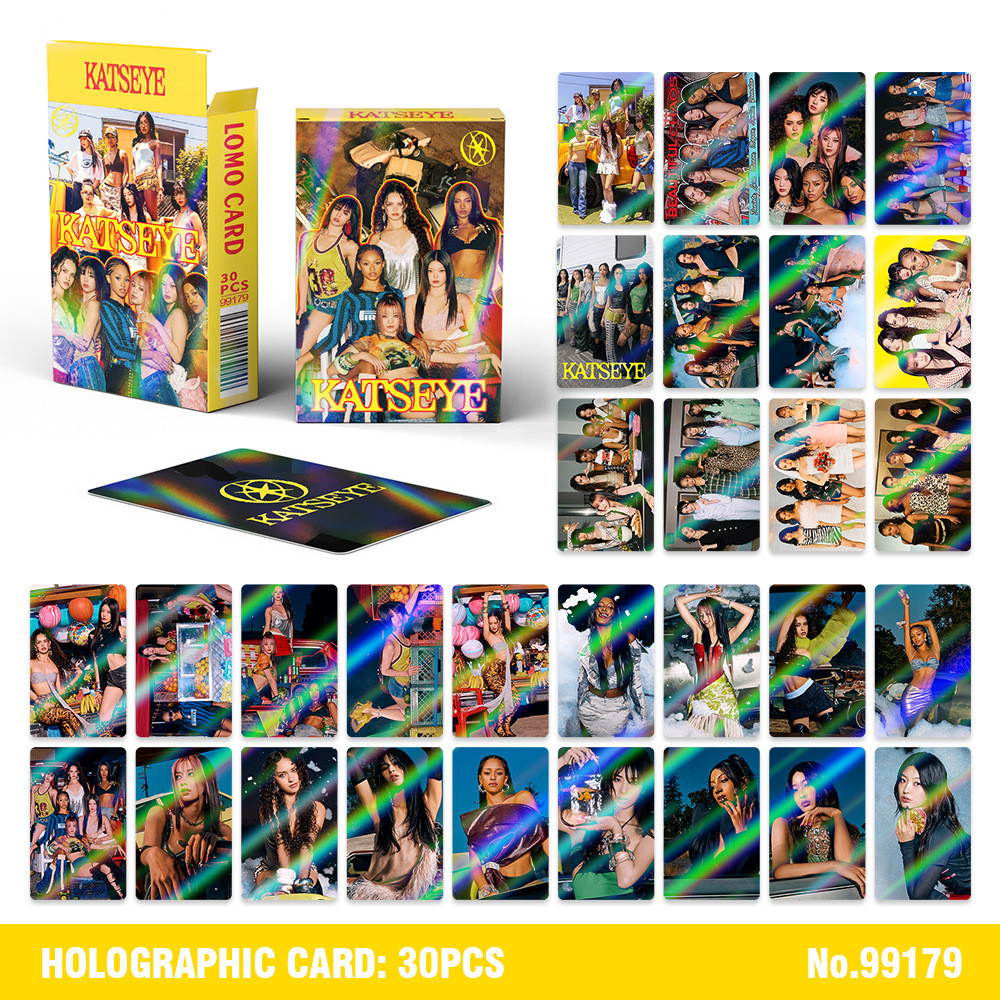 30-124pcs KATSEYE BEAUTIFUL CHAOS Álbum Lomo Cards Soft Is Strong