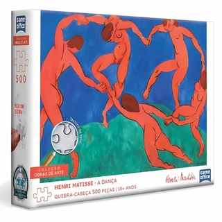 Quebra-cabeça 500 Peças Henri Matisse: A Dança Game Office Obras De Arte - Toyster