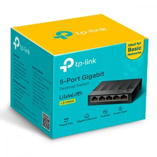 Switch de Mesa com 5 portas 10/100/1000 Mbps TP-Link Preto L