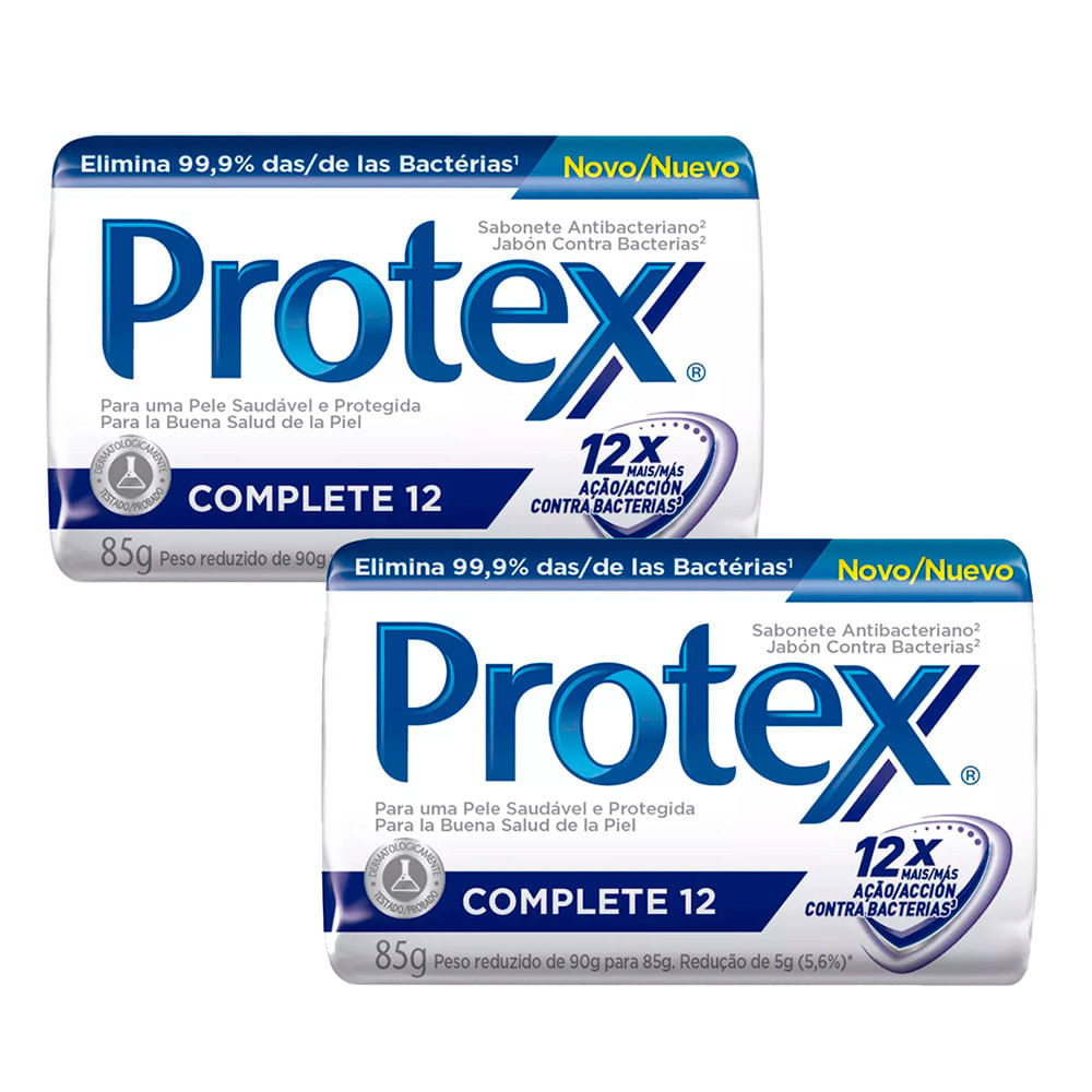 Kit 2 Sabonete Protex Complete 12 85g | Shopee Brasil