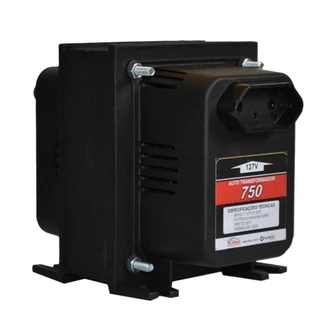 Transformador de voltagem para potência até 525 watts - ATK750VAPT - Kitec (110V/220V) em Oferta na Shopee