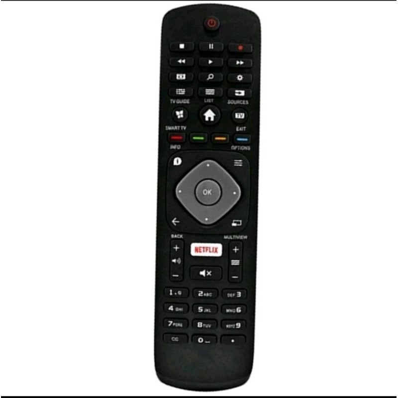 Controle Remoto Para TV Philips Smart LCD Led Tecla Netflix 8049/7412 envio no mesmo dia le