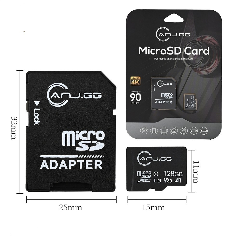 Adaptador micro sd + cartao micro sd 32GB/64GB/128GB suporte UHS-I ...