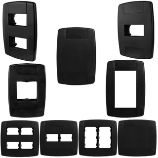 Placas 4x2 e 4x4 Preta Lev - Ilumi em Oferta na Shopee