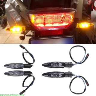 Encontroraa 2x Sinais Volta Luz LED Fluindo Piscas Da Motocicleta Indicadores Universais Para R1200GS F800 F650GS