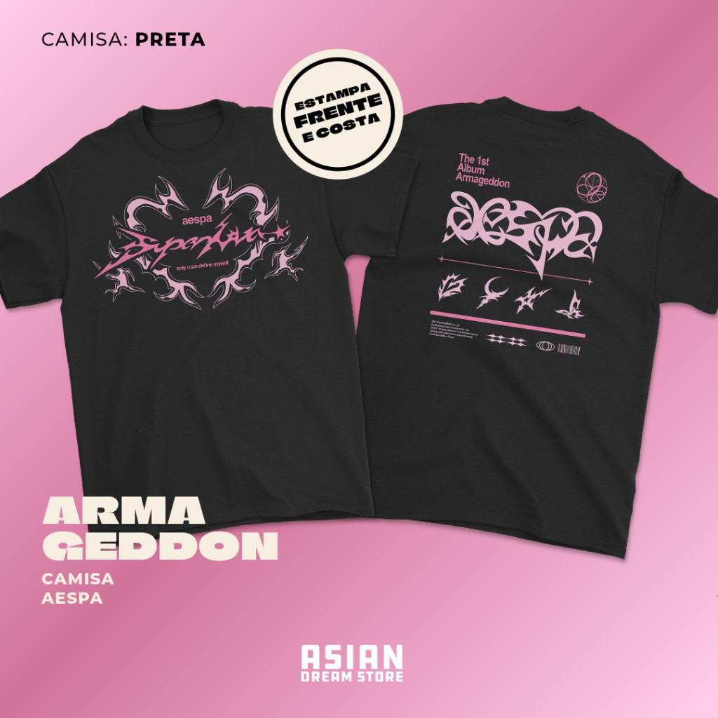 camisa aespa em Promoção na Shopee Brasil 2026
