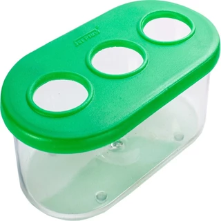 Comedouro Jel Plast 3 Furos Sem Gancho 350ml (Sortido) - Embalagem com 6 Unidades em Oferta na Shopee