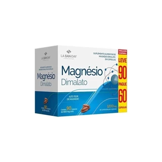 Magnesio Dimalato L90 P60cps S.Gel - em Oferta na Shopee