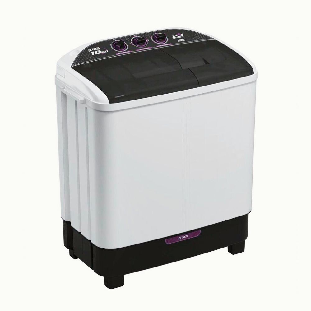 Máquina De Lavar, Tanquinho e Centrifuga 10kg 2 Em 1 Branca Twin Tub ...