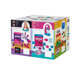Big Kit Le Chef Confeitaria Bancada com Batedeira Menina em Oferta na Shopee