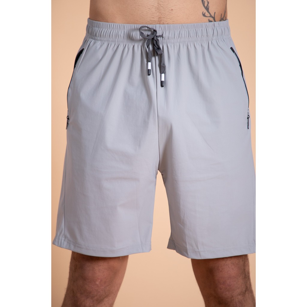 Shorts de seda gelada de secagem rápida para academia masculina ...