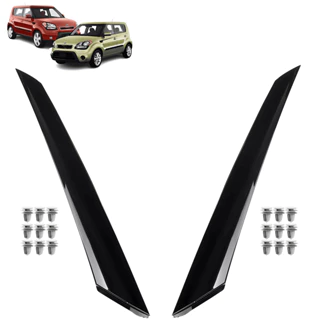 Par Moldura Borracha Guarnição Lateral Esquerdo+Direito Parabrisa Kia Soul 2009 2010 2011 2012 2013 2014 em Oferta na Shopee
