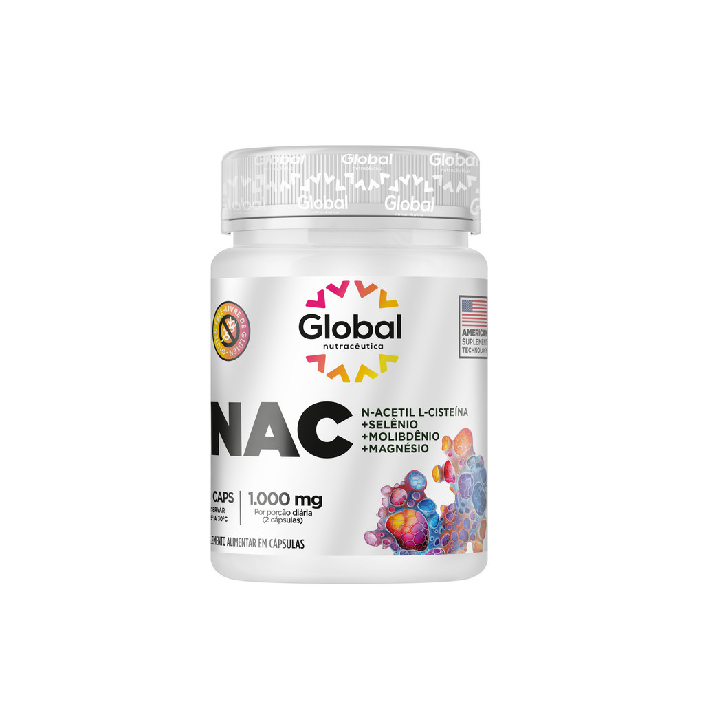 NAC 1000MG 120 CAPS GLOBAL NUTRACEUTICA