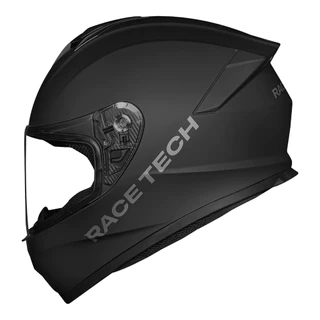 Capacete Moto Race Tech Hit Monocolor Preto Fosco