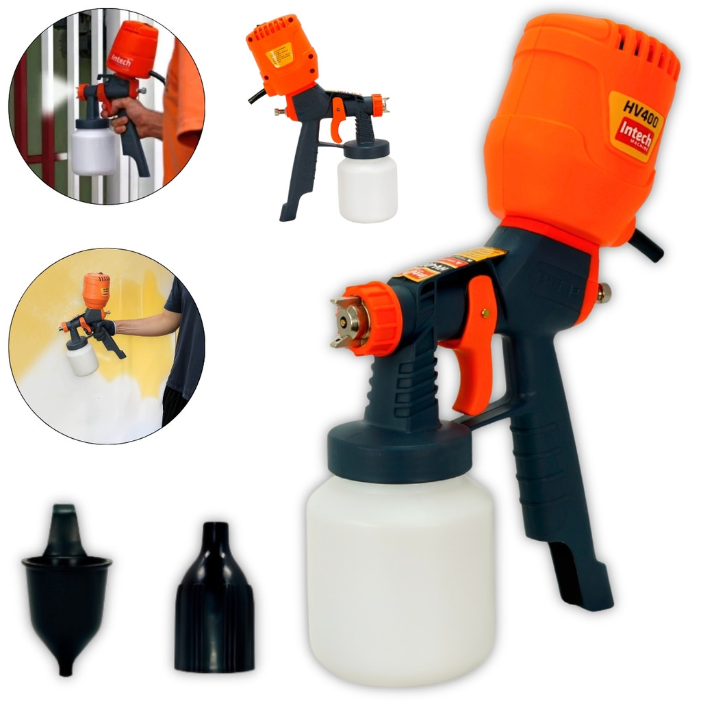 Pistola de pintura pulverizadora elétrica 450W - HV400 220v | Shopee Brasil