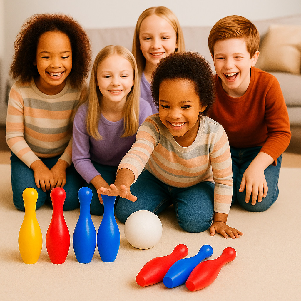 Jogo Boliche Infantil Derruba Arremesso Personagens Bola Brinquedo ...