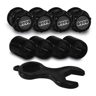 Bicos Capa de Valvula Preto Pneu Audi
