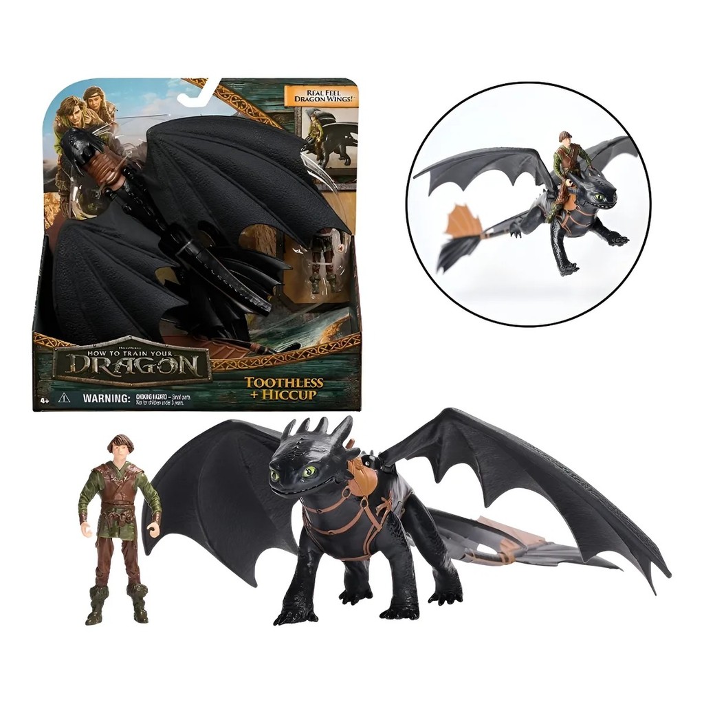 Kit Boneco Soluço E Banguela Como Treinar Seu Dragão 3 | Shopee Brasil