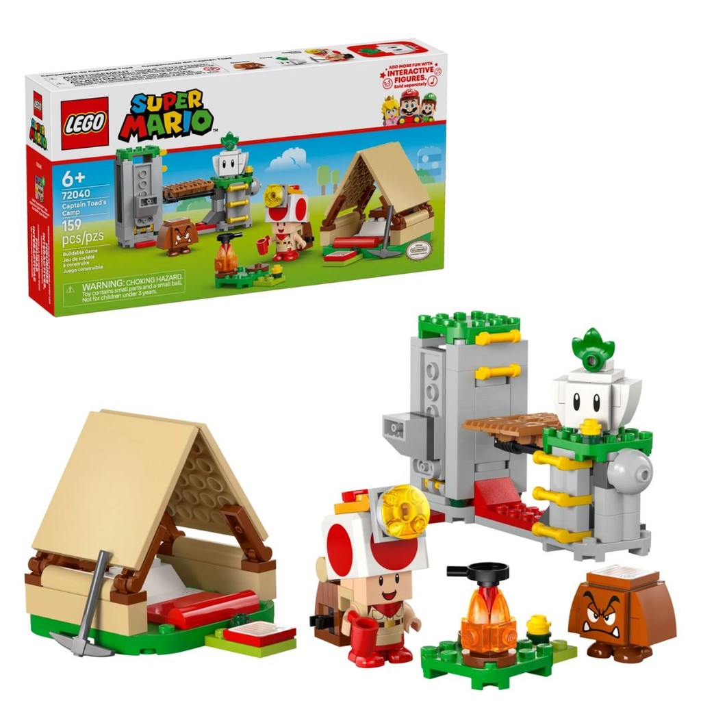 Lego Super Mario Acampamento do Capitão Toad - 72040 | Shopee Brasil
