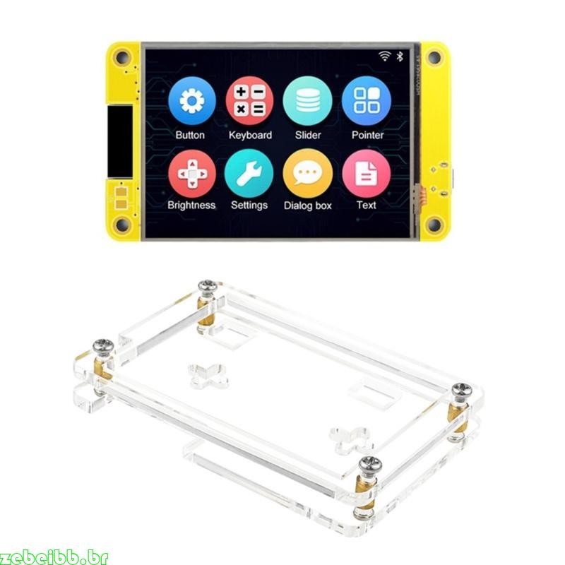 zebeibb Para Placa Desenvolvimento ESP32 2 8 LVGL IPS Sreen Display Colorido E Gabinete
