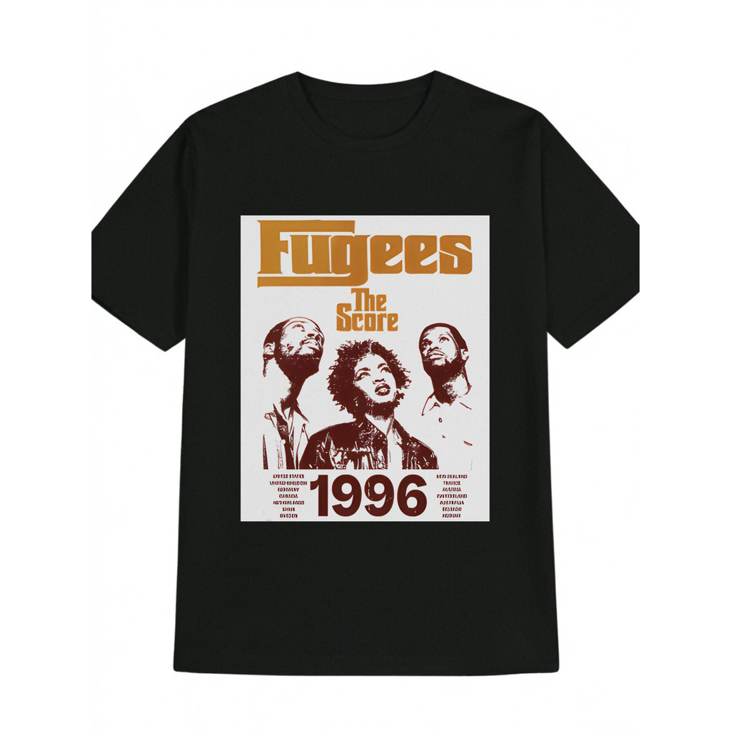 Camiseta Unissex Premium Plus size Fugees The Score Básica
