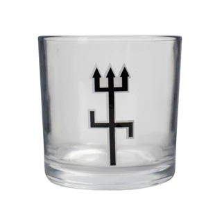 Copo de Whisky Vidro Exú Tridente Tradicional 300 ml