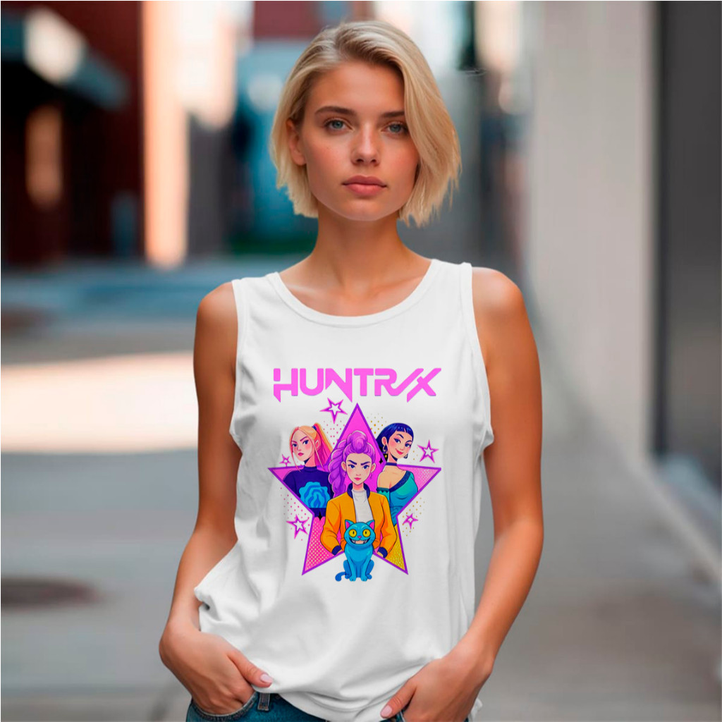 Camiseta Regata Huntrix K-Pop Demon Hunters Rumi Mira Zoey | Shopee Brasil
