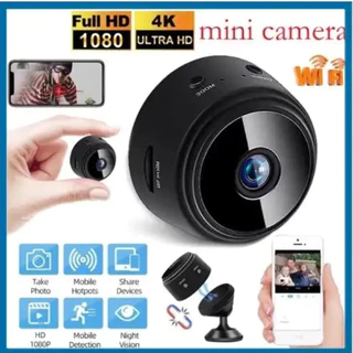 Kit Mini Câmeras A9 HD (1/2/3/4 Unidades) – Visão Noturna, Wi-Fi e Vigilância 1080p em Oferta na Shopee