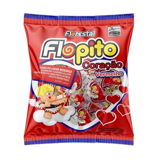 Pirulito Florestal Coração Vermelho 500g em Oferta na Shopee