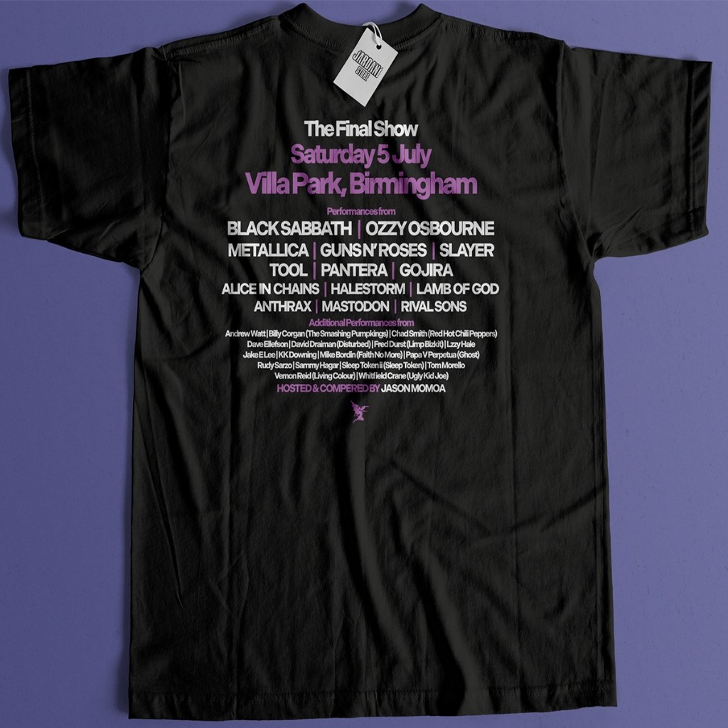 Black Sabbath The Final Show T オジーオズボーン Camiseta Black Sabbath Back to The Begining The Final Show
