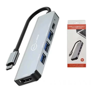 Adaptador Tipo C 5 em 1 para USB 3.0/Tipo C anjgg