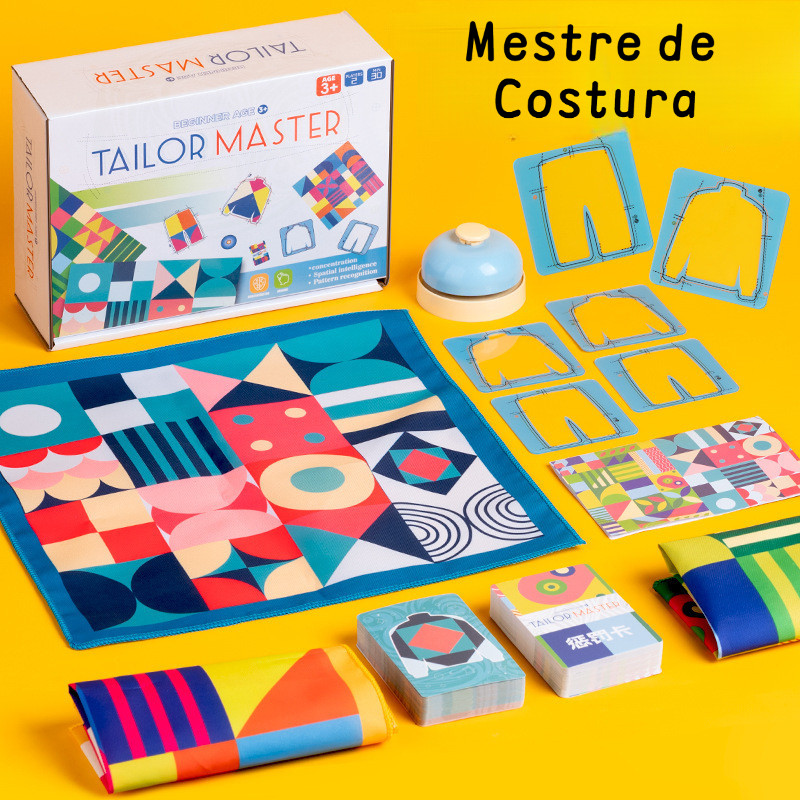 Jogo de Costura para Pais e Filhos 3-6 Anos | Shopee Brasil