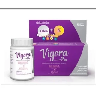 Vigora Plus Mulher Cálcio Cálcio +vit D3 com 60 em Oferta na Shopee