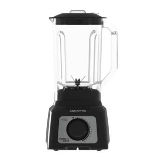 Liquidificador Agratto ALIQ05N-01 Copo San Cristal, 15 Velocidades + Pulsar, 1200W, 3,2 Litros, Preto em Oferta na Shopee