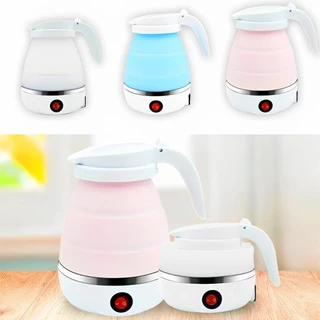 Chaleira Eletrica de Silicone 600ml Retrátil  Esquentar Café Chá Leite 110V / 220V em Oferta na Shopee