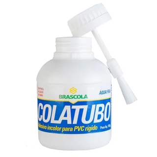 Adesivo Cola PVC Brascola com Pincel Aplicador 175g em Oferta na Shopee