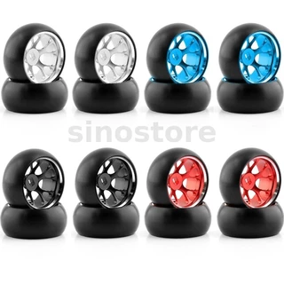 4 Pcs Drift Pneus Rodas Jantes De Metal Para Wltoys K989 K969 P939 284131 MINI-Q 1/28 RC Car Vehicles Modelo Peças B Ver
