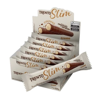 Chocolate Trento Wafer Slim Creme 20g - Embalagem com 16 Unidades em Oferta na Shopee