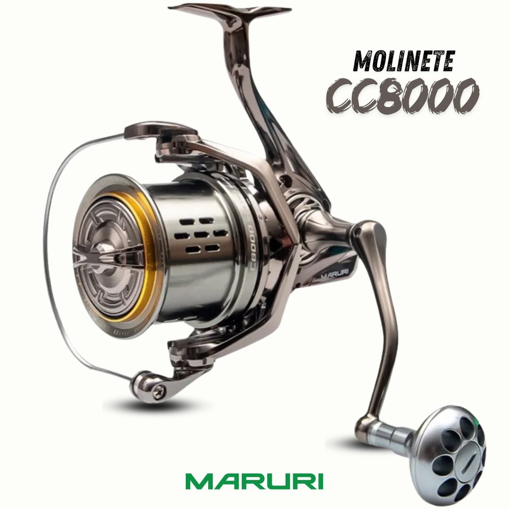 Molinete Maruri CC 8000 | Vel.4.8:1 Rol. 11+1 Drag 25kg