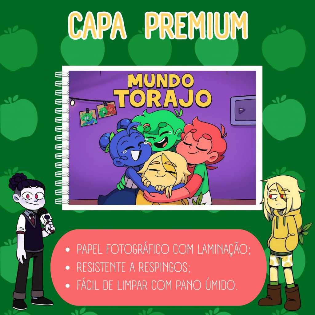 Livro de colorir MUNDO TORAJO 1 - Capa dura A5 180g - Torajo goods - 50 ...